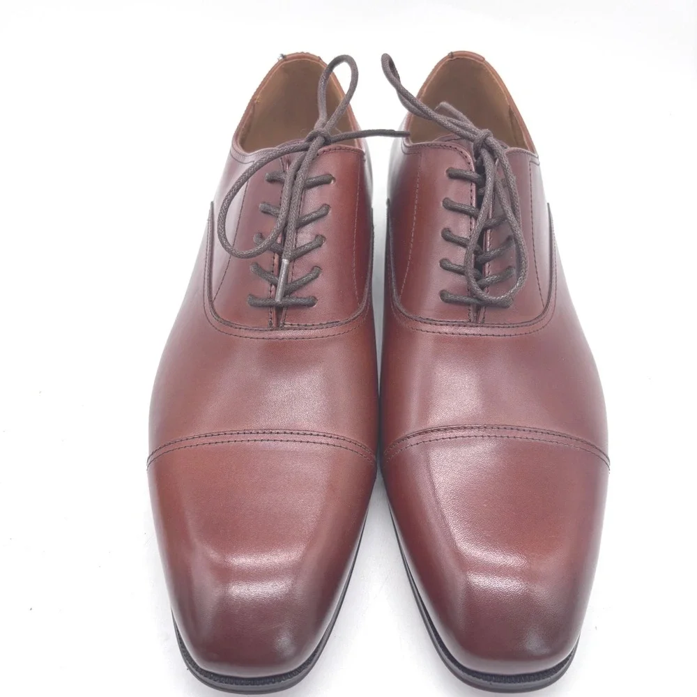 Florsheim Men's Size 12 Corbetta Cap Toe Cognac Leather Oxford shoes  11528-221